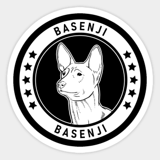 Basenji Fan Gift Sticker